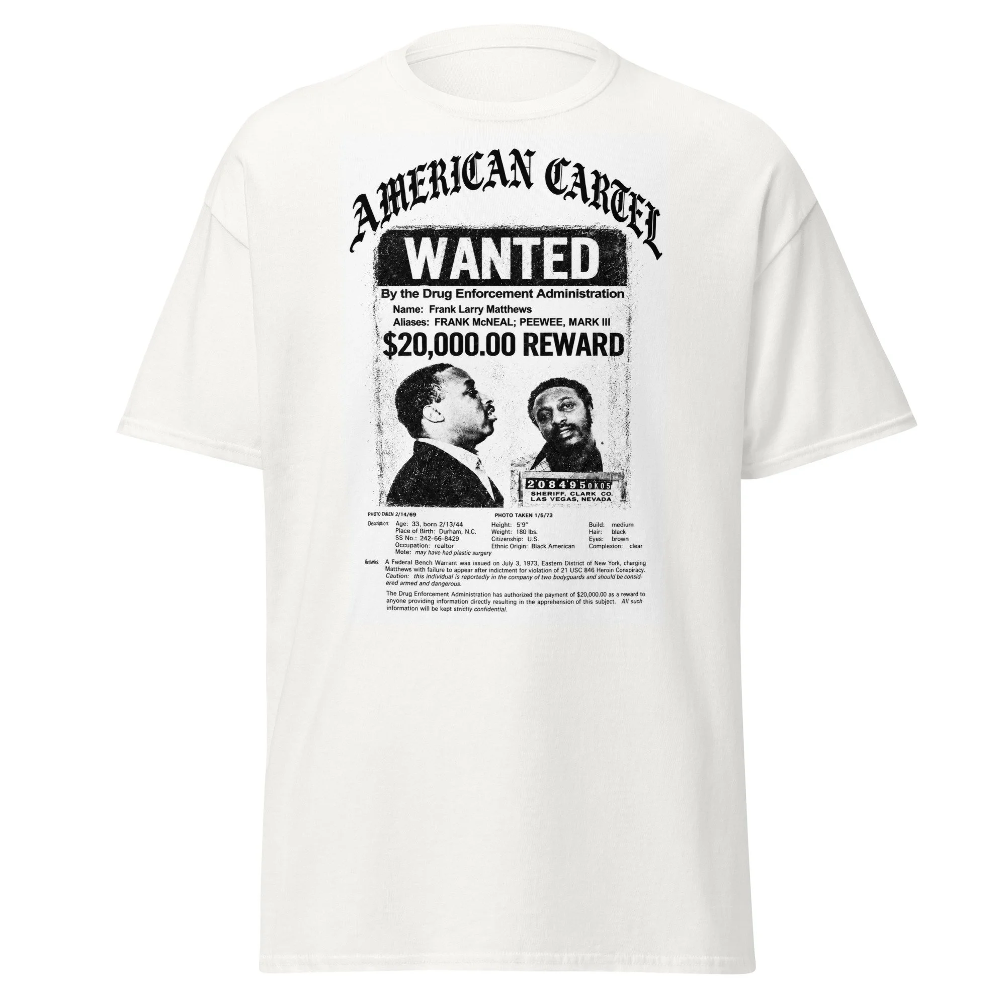 Frank Mathew Fugitive T-Shirt