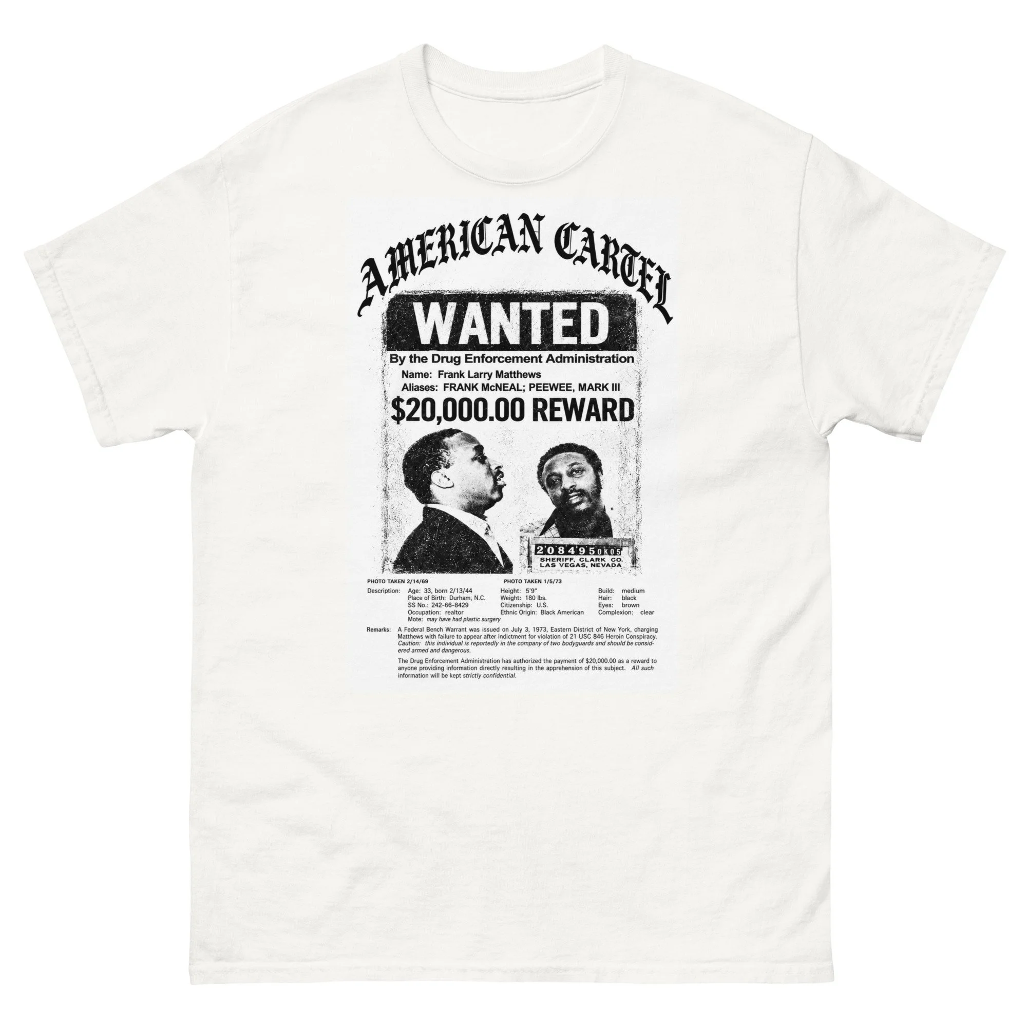 Frank Mathew Fugitive T-Shirt