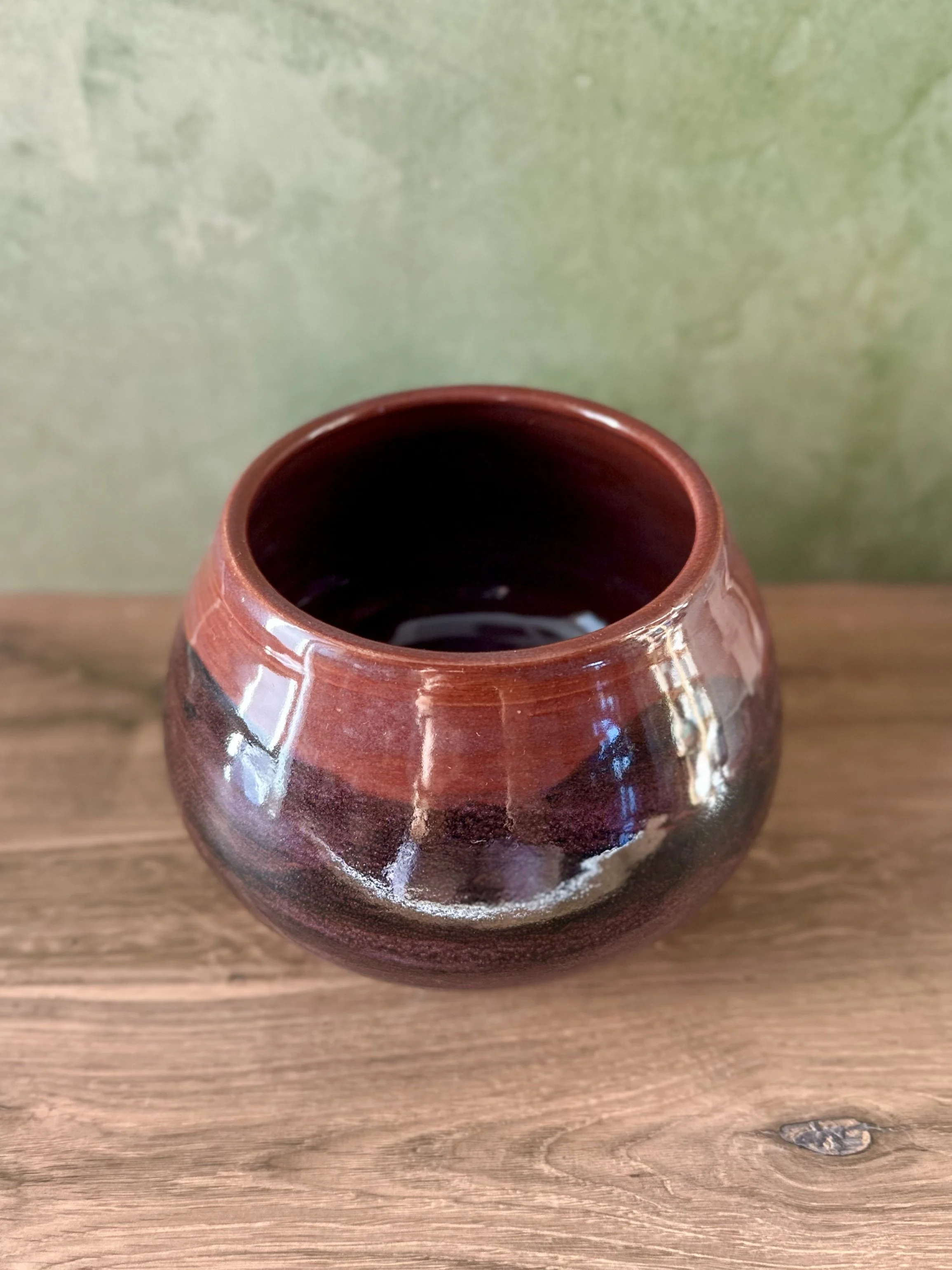 Burgundy Bliss Ceramic Bowl