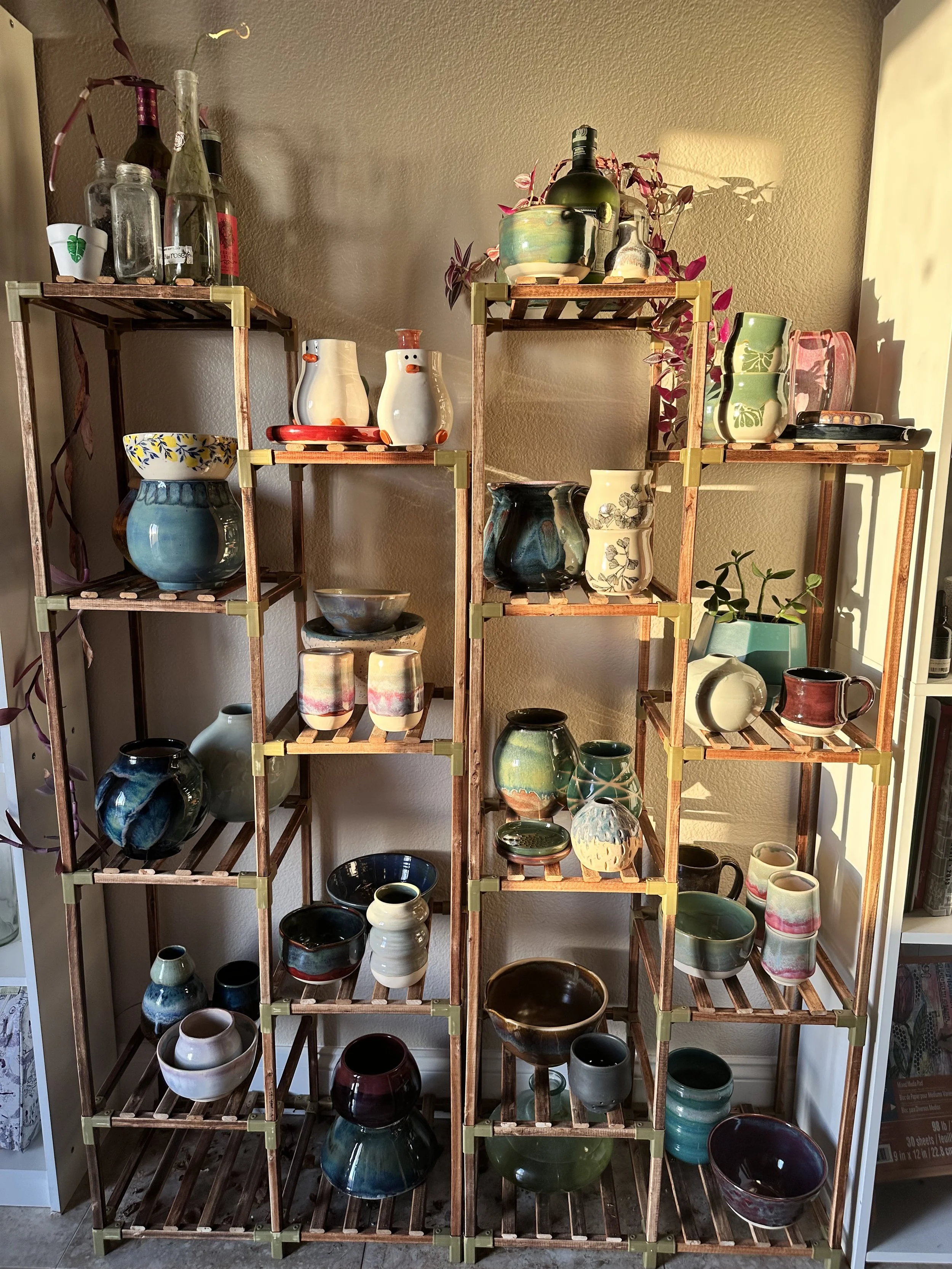 Ceramics shelf