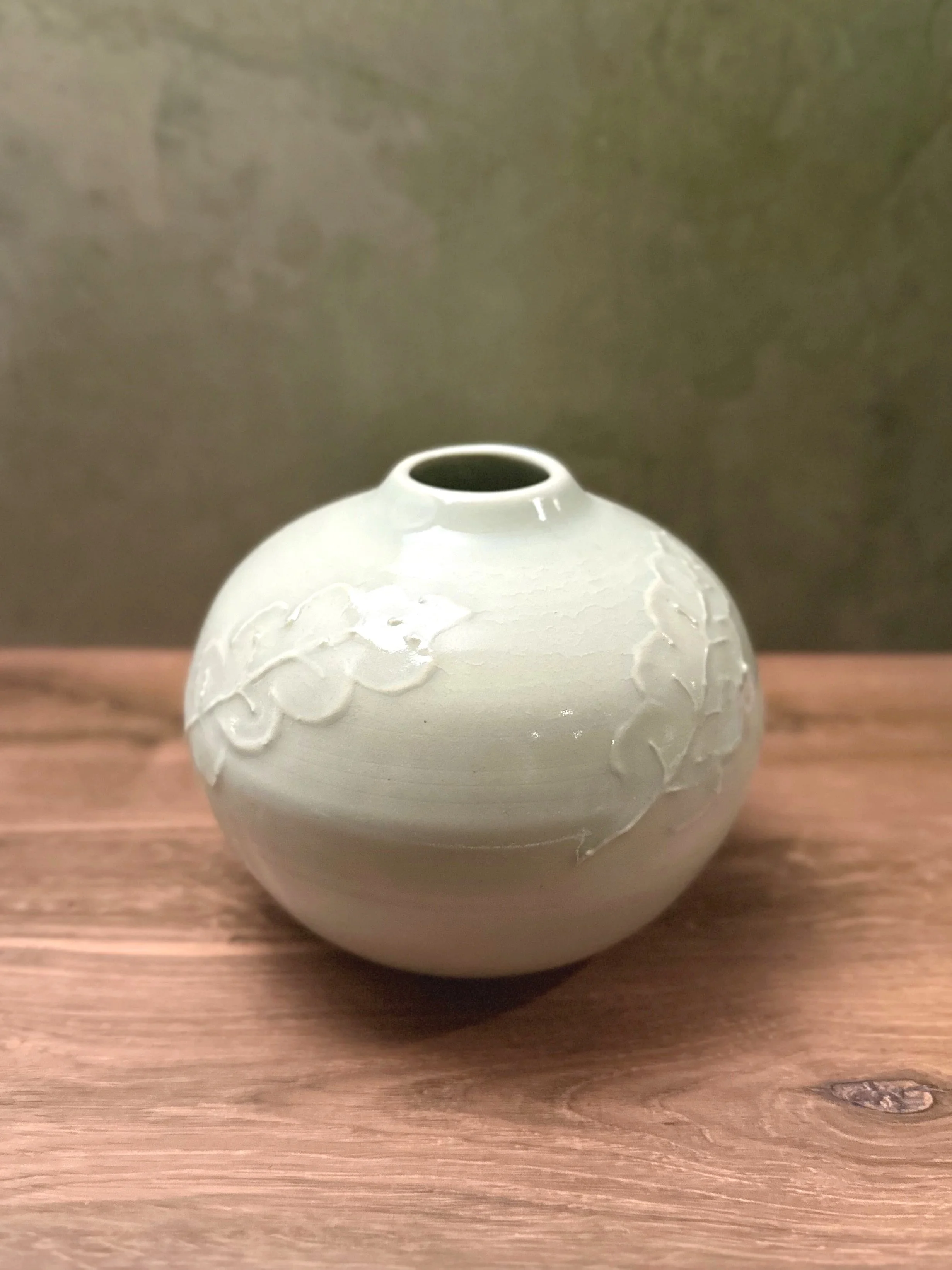 Celadon Moon Jar