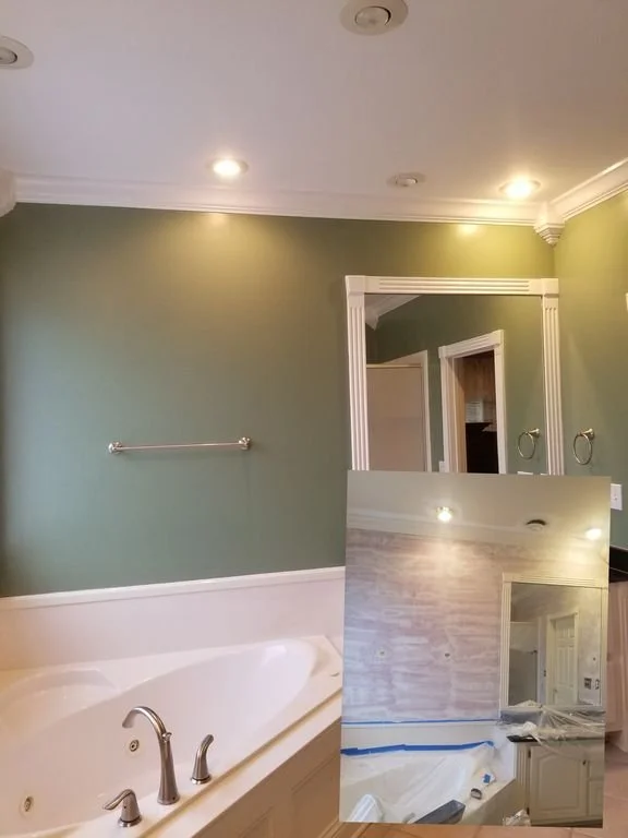 Before & After: Bathroom Makeover in Madison, Alabama.