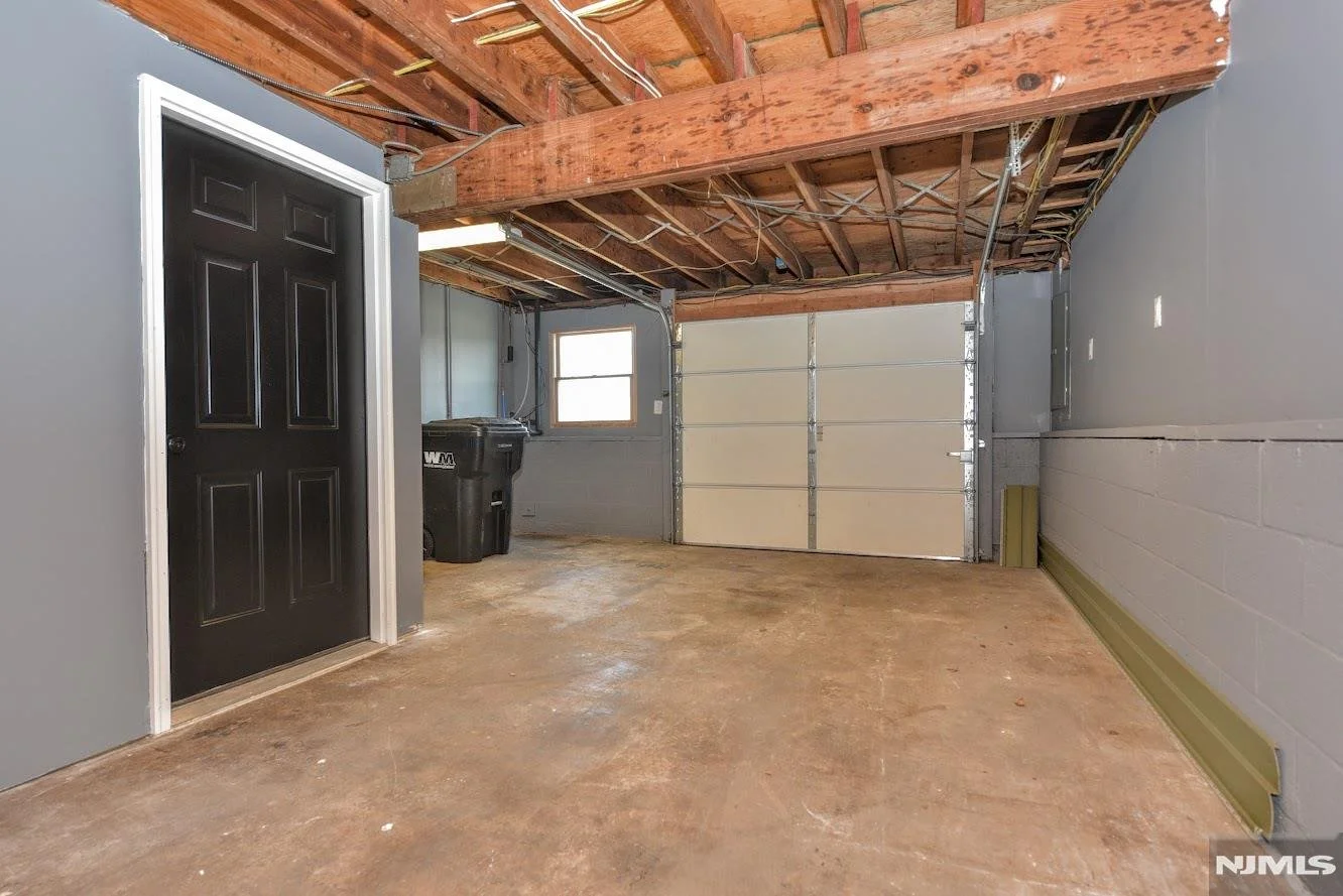 Freshly Painted Garage Walls
