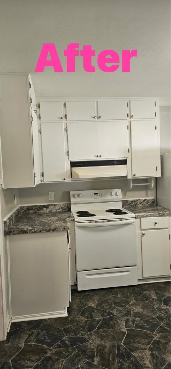 Knotty Pine Cabinets & Countertops After