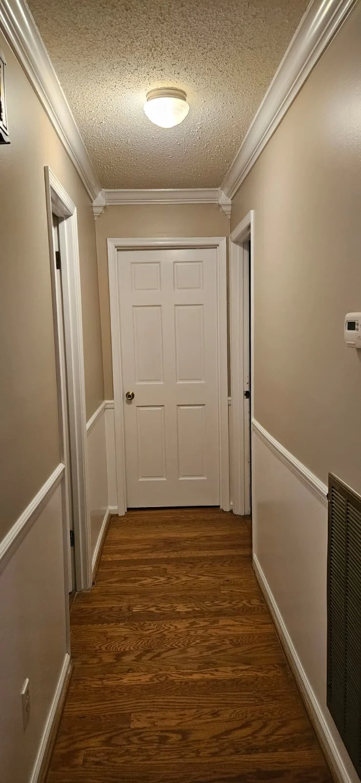 After: Interior painting project that included painting a hallways in Rainbow City, Alabama.