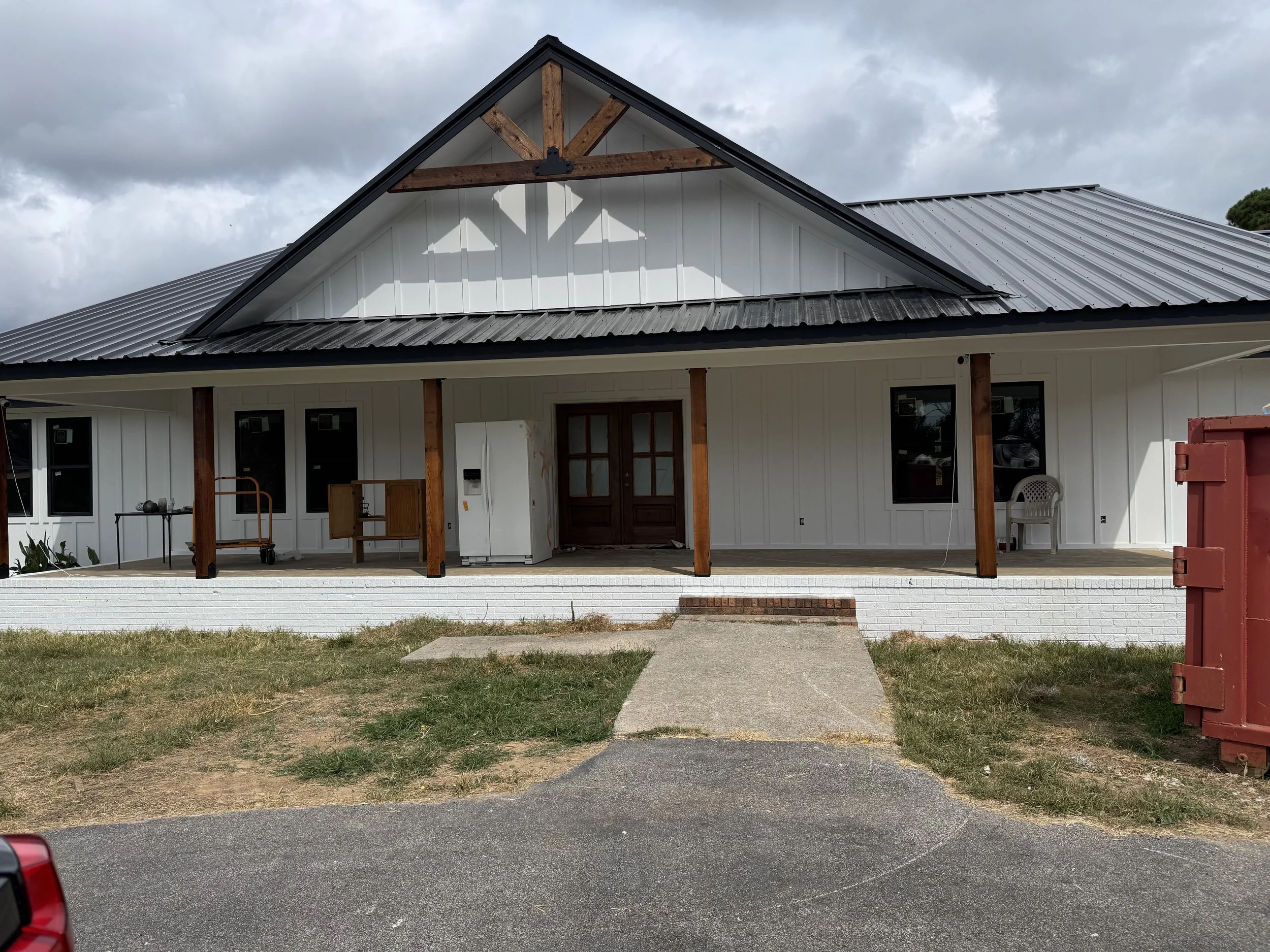 After: An exterior painting and staining project in Arab, Alabama.
