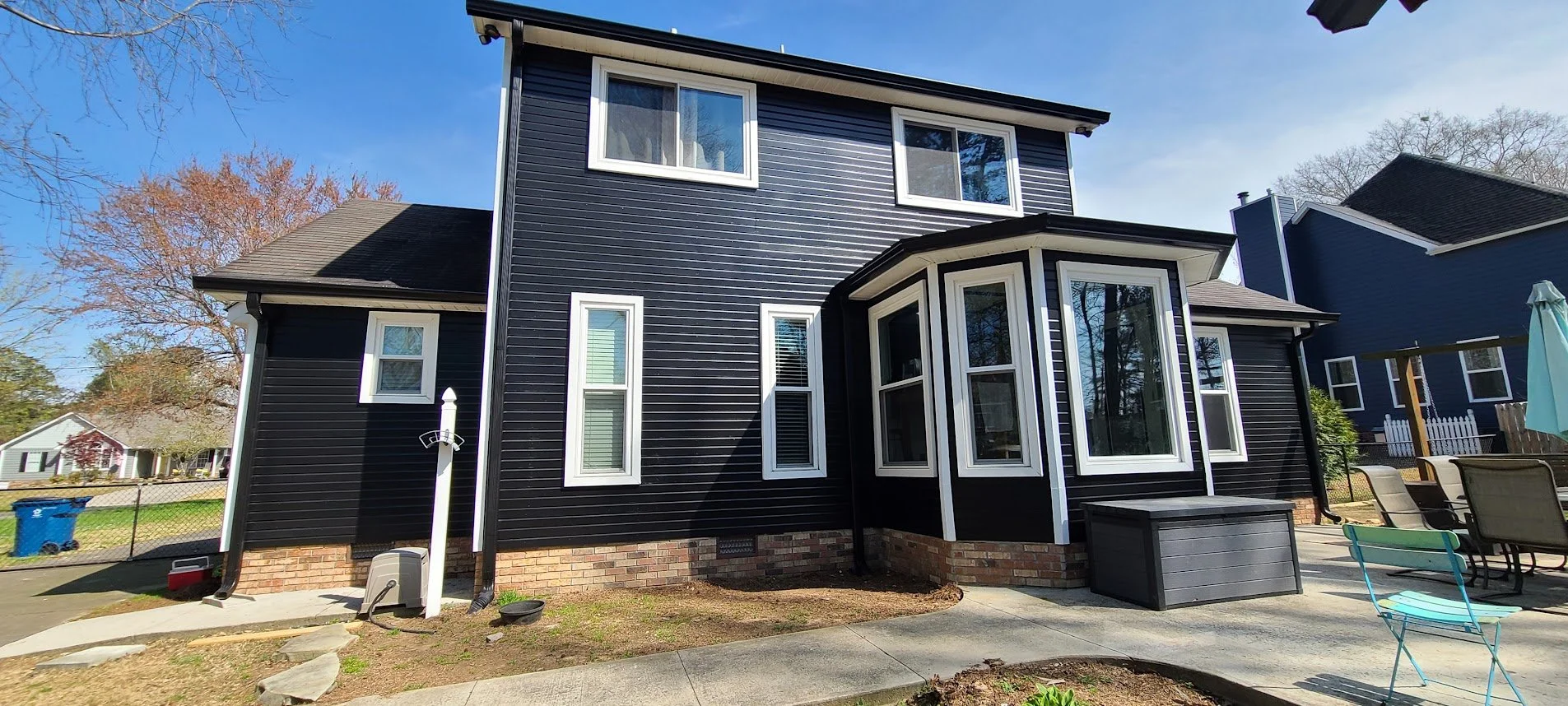 Exterior painting project in Albertville, Alabama.