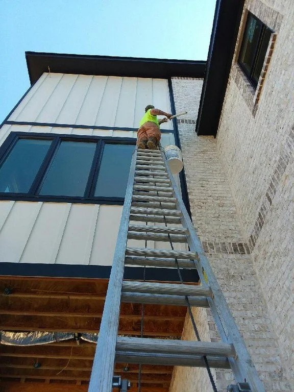 Exterior painting project in Grant, Alabama.