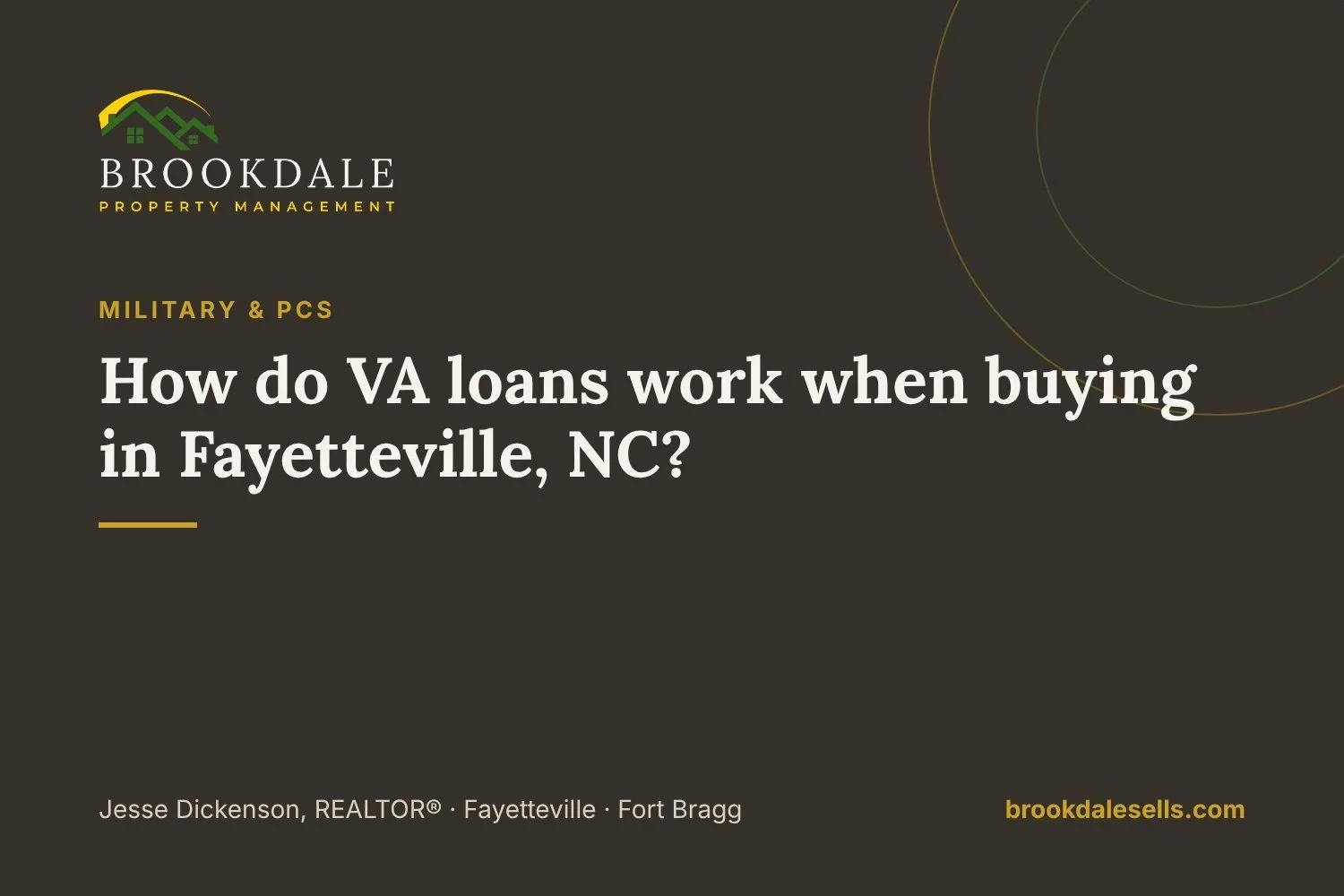 How do VA loans work when buying in Fayetteville, NC?