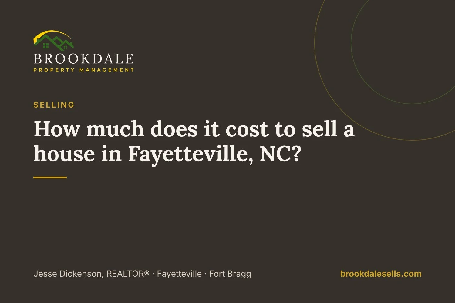 How much does it cost to sell a house in Fayetteville, NC?