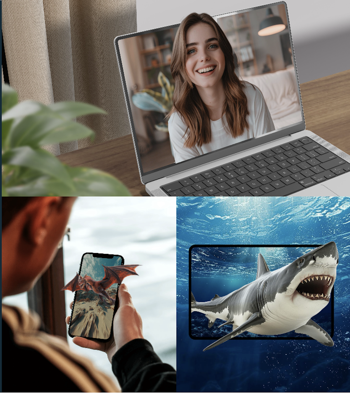 samples of 3D technology in 3 pictures