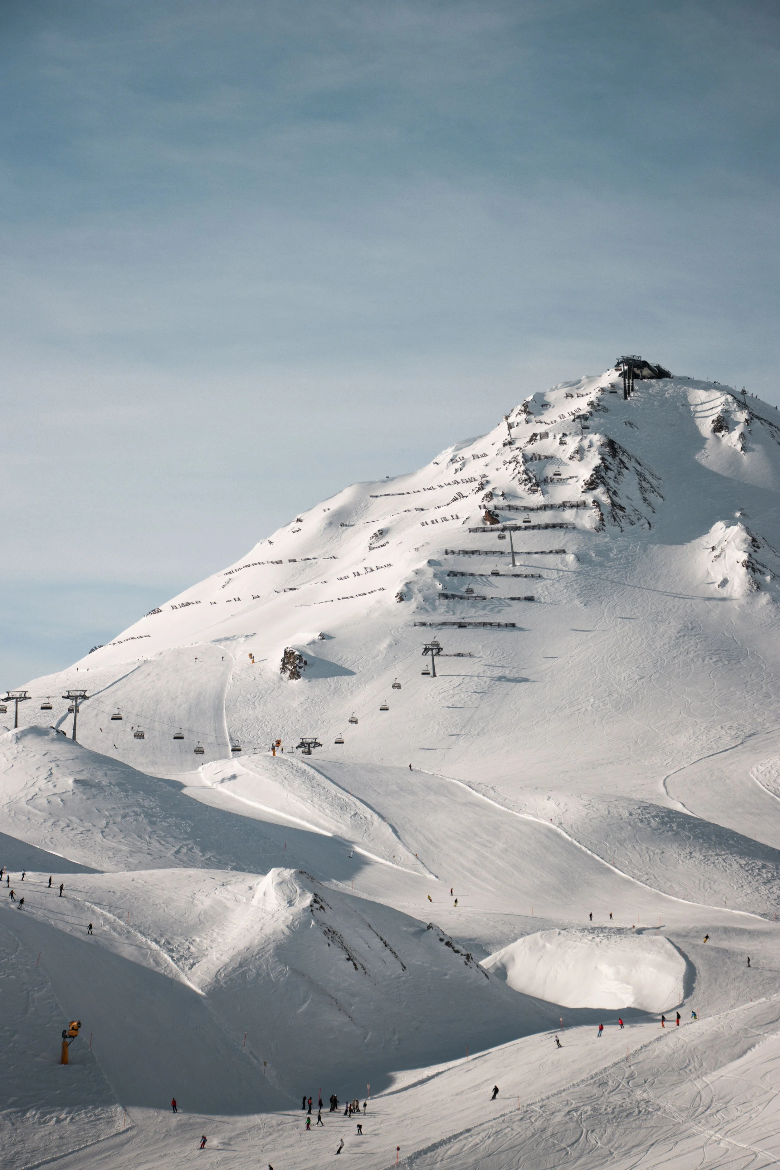 Montagne enneigée à Tignes