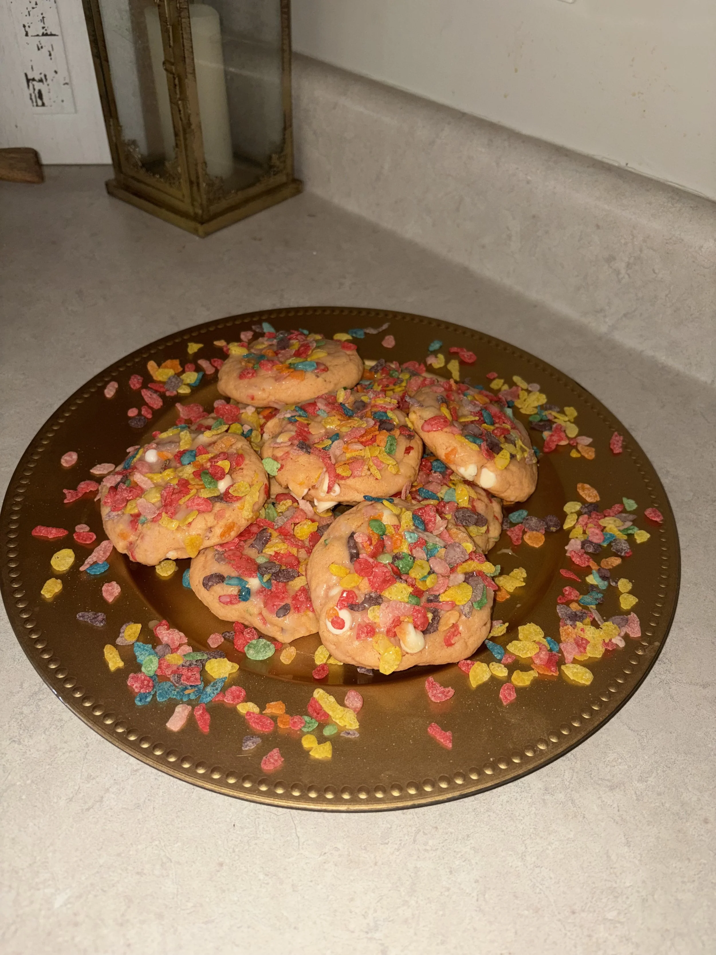 Fruity pebble Cookie