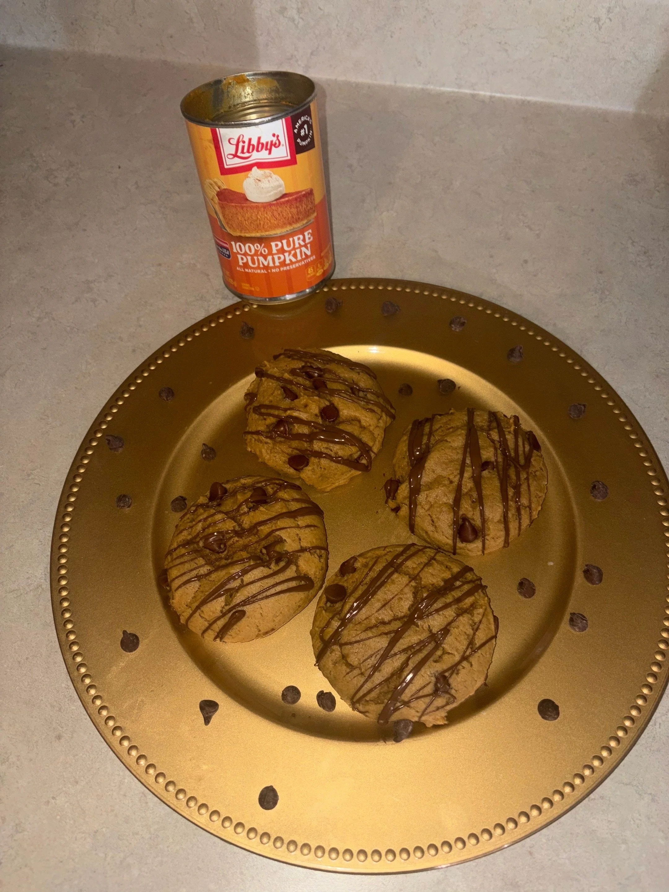 Pumkin Spice Chocolate Chip Cookie