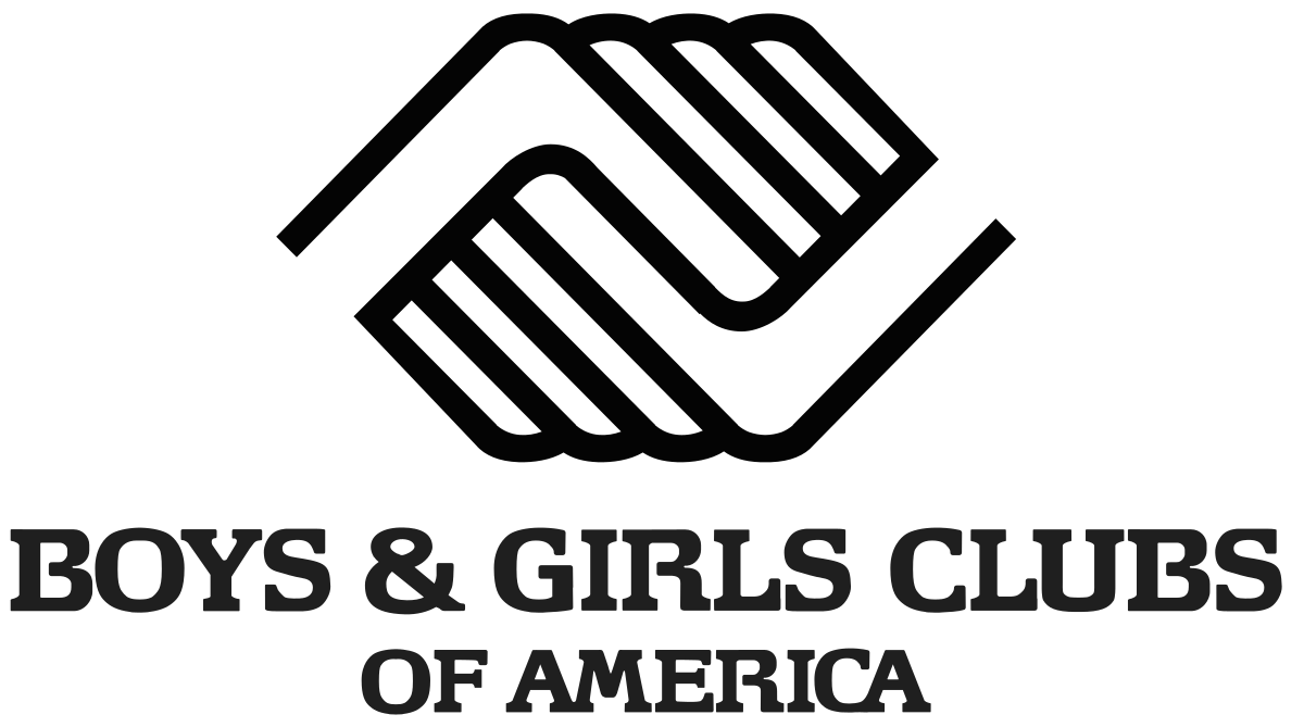 Logo of Boys & Girls Clubs of America  logo with two hands holding