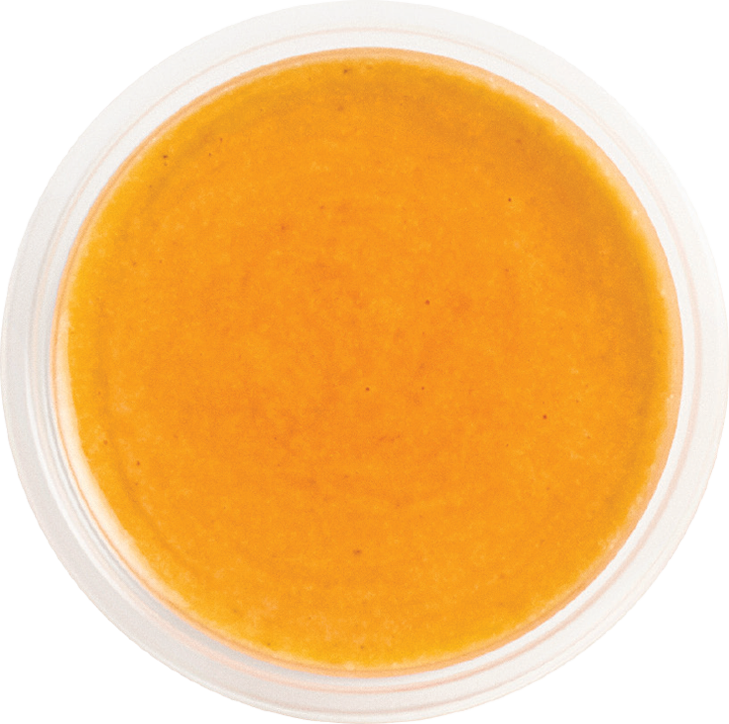 Ramekin of buffalo bleu sauce