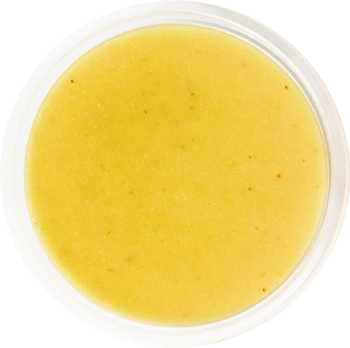 Ramekin of honey mustard sauce