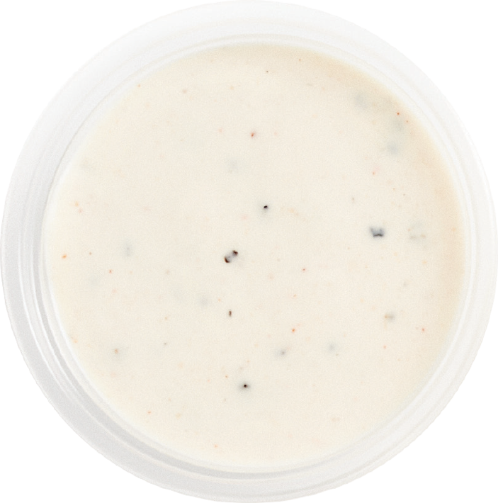 Ramekin of bleu cheese sauce