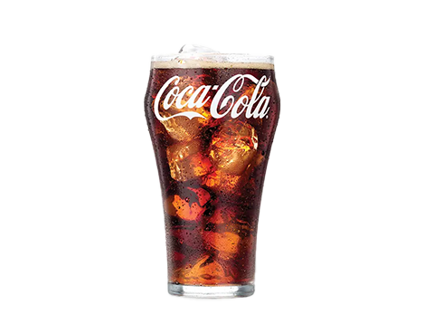 glass of coca cola