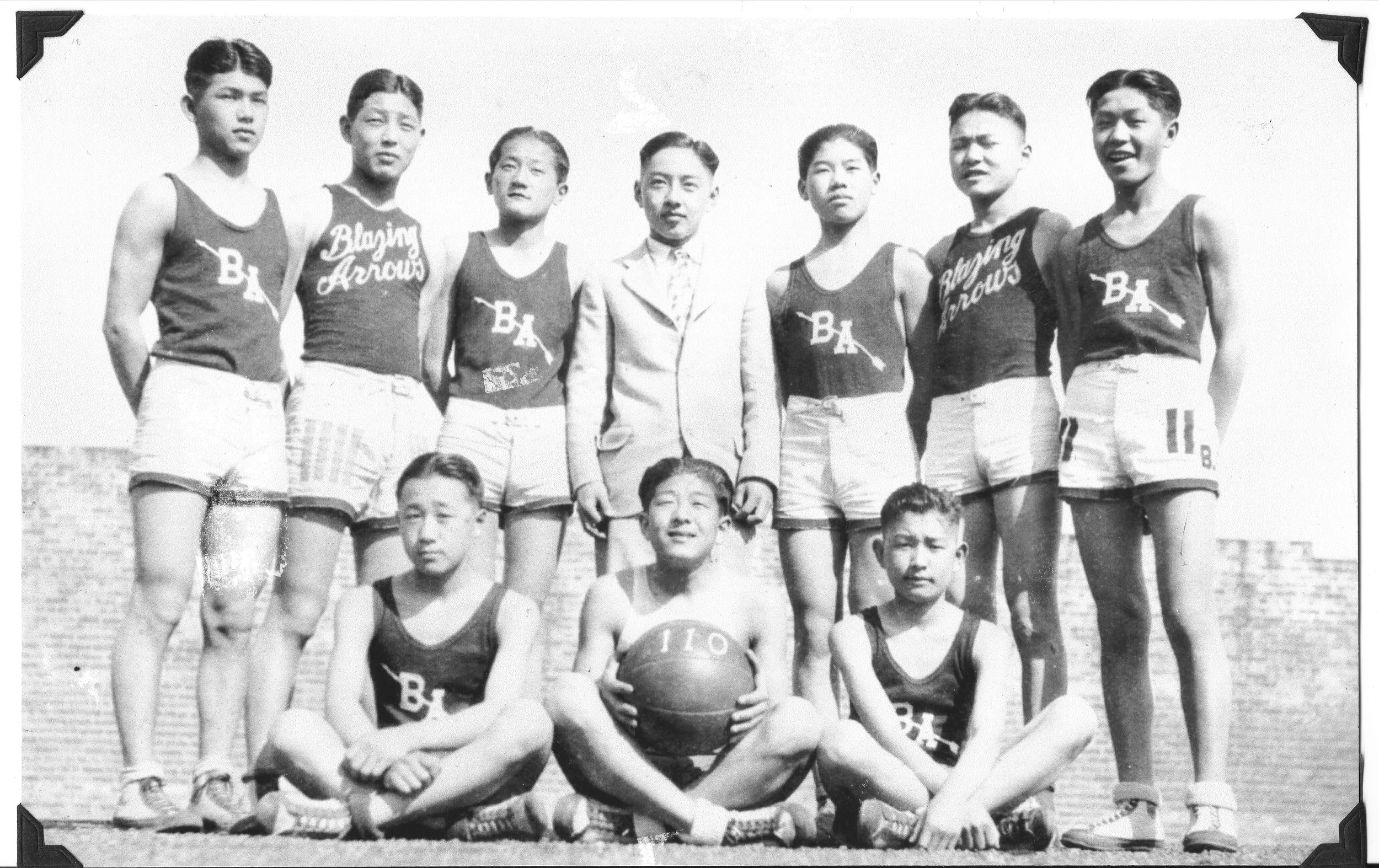 1930_Blazing Arrows Basketball Team 1930s.jpg