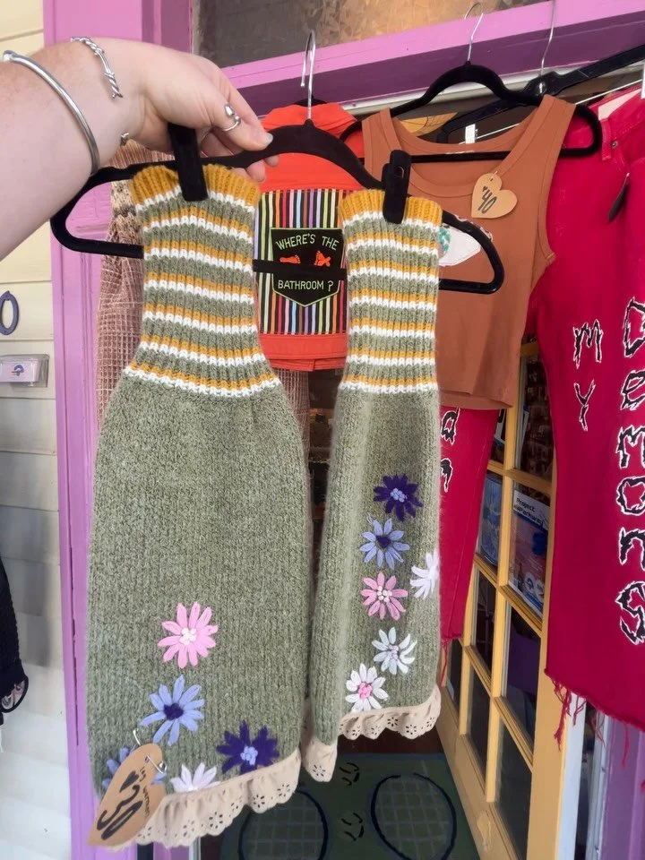 Restocks!!!!! Wooooooohooooo! FRIDAY!!
1: @sew_human new one of a kind garments &hellip; my demons wanna know where the bathroom is
2: @zine___machine summer zines dropped! From artists: 
@cowboycraftclub , @molo_writes , Margaret Sarbett , isabella_