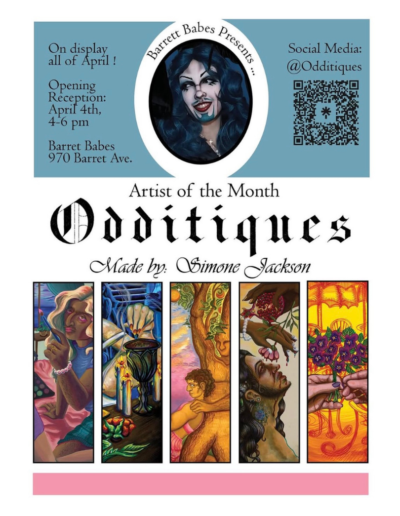 April 2025: Odditiques made by Simone Jackson