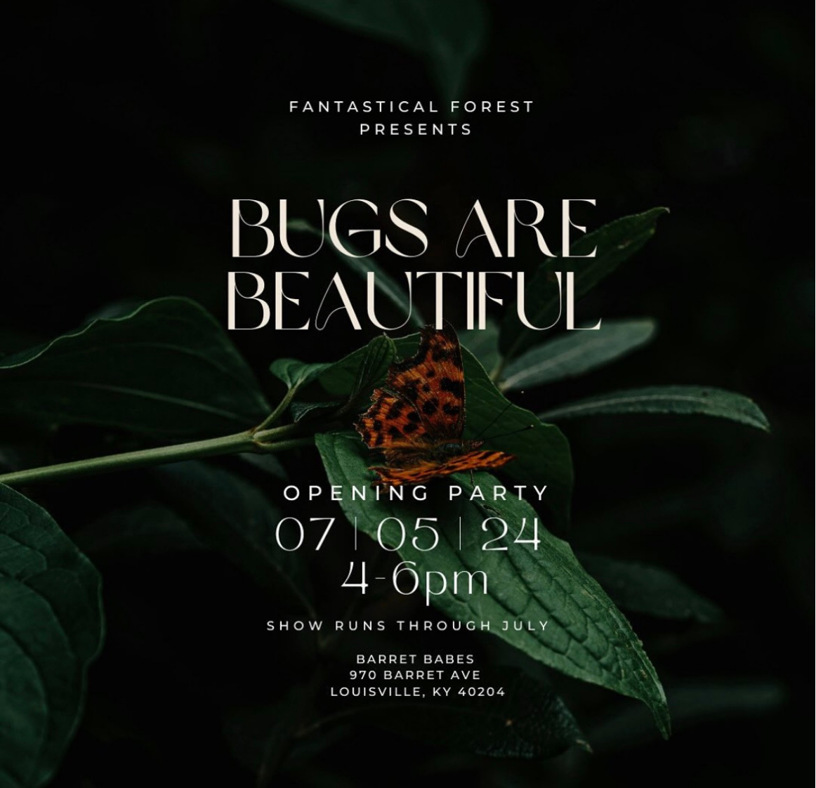 July 2024: "Bugs Are Beautiful" by Fantastical Forest, Emily Fautz