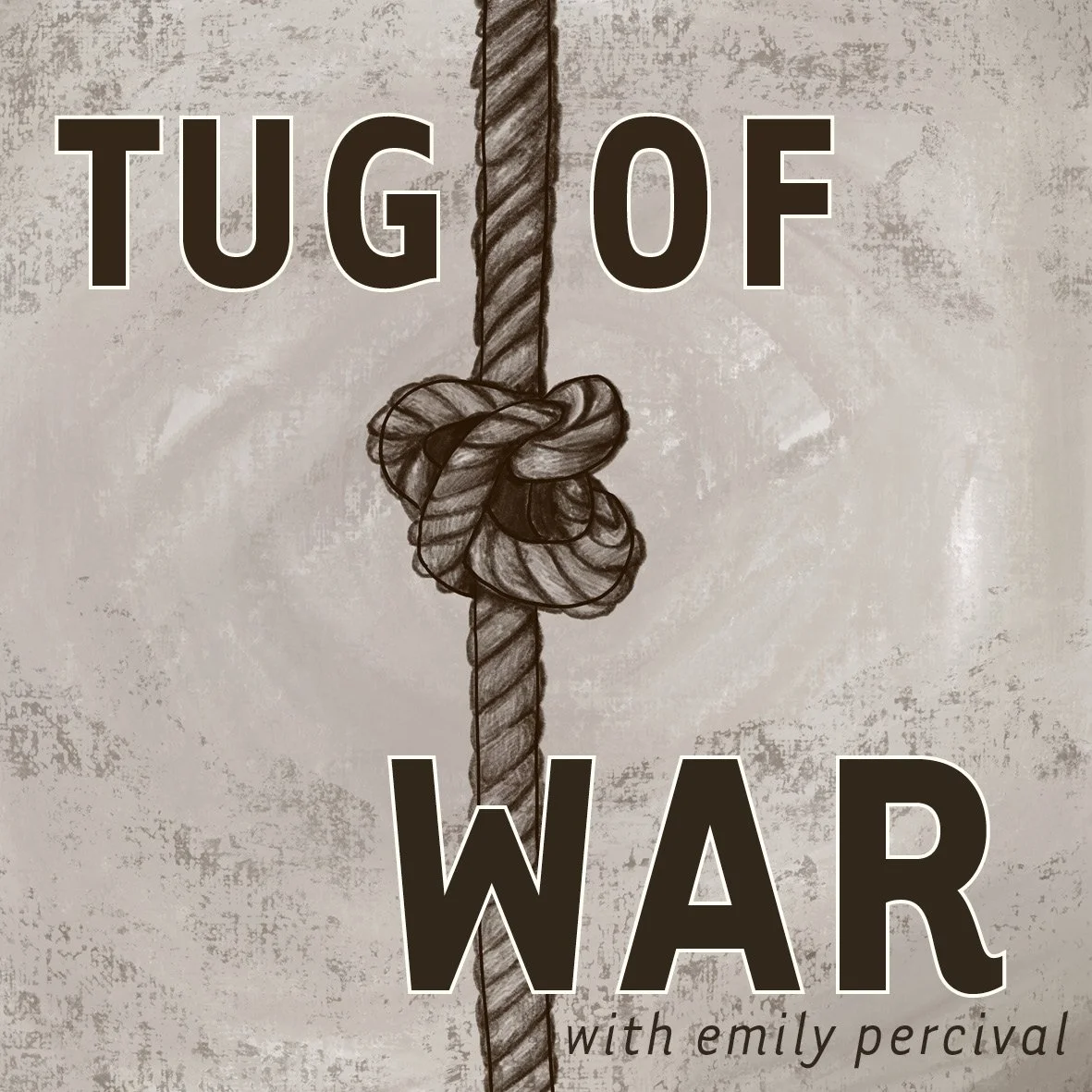 Illustrated cover of knot tie with podcast title