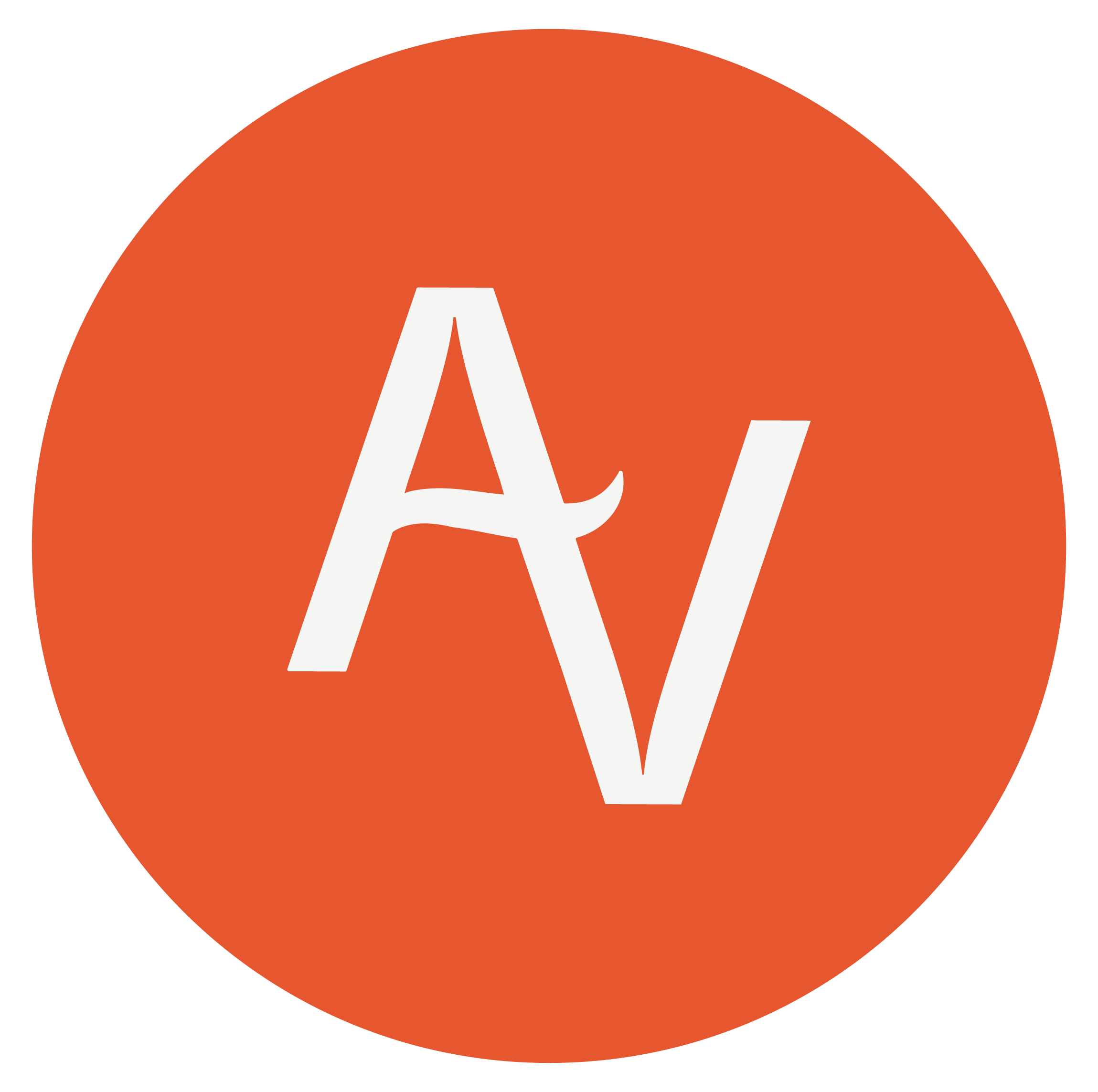 Axiom Vantage brand mark in orange
