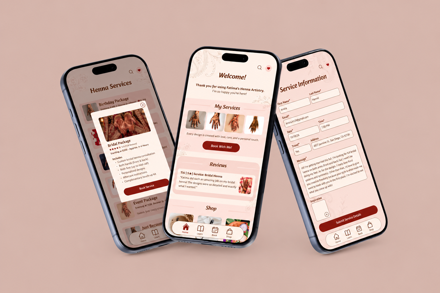 Fatimas Henna Artistry App
