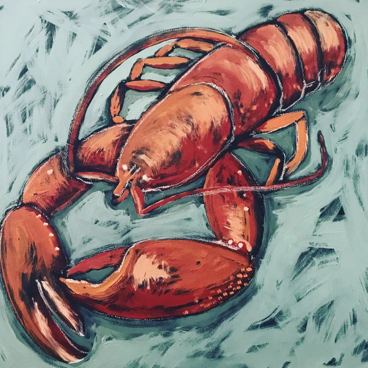 On va se régaler — peinture de Fabricia Lepoutre