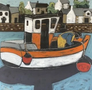 Les derniers préparatifs — peinture de Fabricia Lepoutre