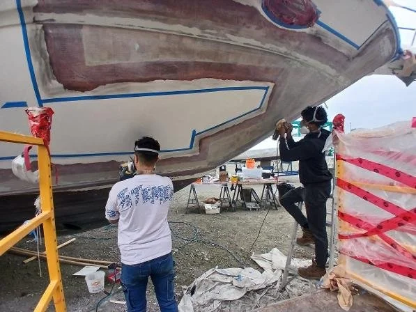 Fiberglass delamination's 