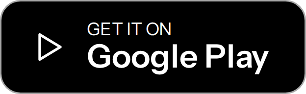 A digital graphic promoting Google Play, with a play button icon on the left and the text 'GET IT ON Google Play' on a black background.