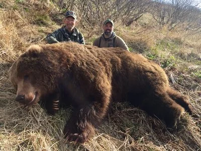 Kodiak Brown Bear Hunt guided by Jason Bunch of Kodiak Backcountry Adventures, LLC in remote Kodiak Island Alaska
