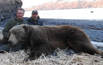 Kodiak Brown Bear Hunt guided by Jason Bunch of Kodiak Backcountry Adventures, LLC in remote Kodiak Island Alaska
