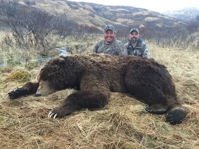 Kodiak Brown Bear Hunt guided by Jason Bunch of Kodiak Backcountry Adventures, LLC in remote Kodiak Island Alaska
