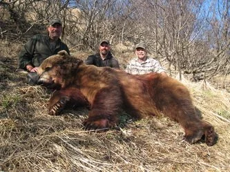 Kodiak Brown Bear Hunt guided by Jason Bunch of Kodiak Backcountry Adventures, LLC in remote Kodiak Island Alaska
