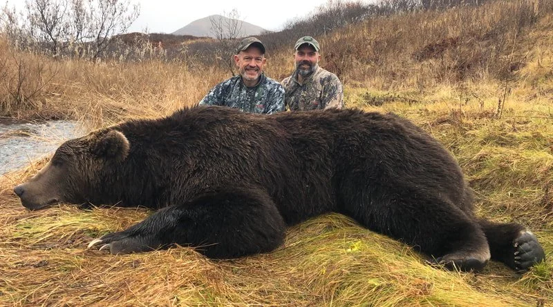 Kodiak Brown Bear Hunt guided by Jason Bunch of Kodiak Backcountry Adventures, LLC in remote Kodiak Island Alaska
