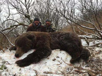 Kodiak Brown Bear Hunt guided by Jason Bunch of Kodiak Backcountry Adventures, LLC in remote Kodiak Island Alaska
