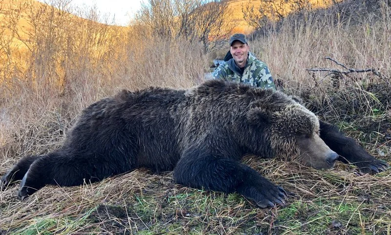 Kodiak Brown Bear Hunt guided by Jason Bunch of Kodiak Backcountry Adventures, LLC in remote Kodiak Island Alaska
