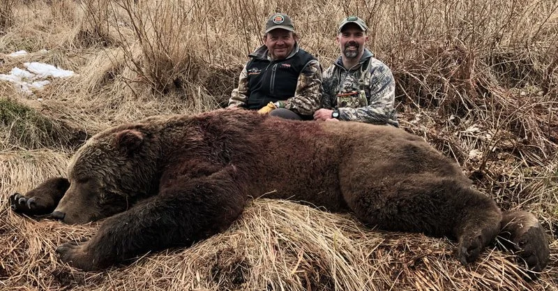 Kodiak Brown Bear Hunt guided by Jason Bunch of Kodiak Backcountry Adventures, LLC in remote Kodiak Island Alaska
