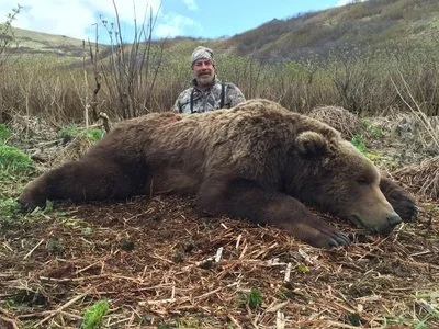 Kodiak Brown Bear Hunt guided by Jason Bunch of Kodiak Backcountry Adventures, LLC