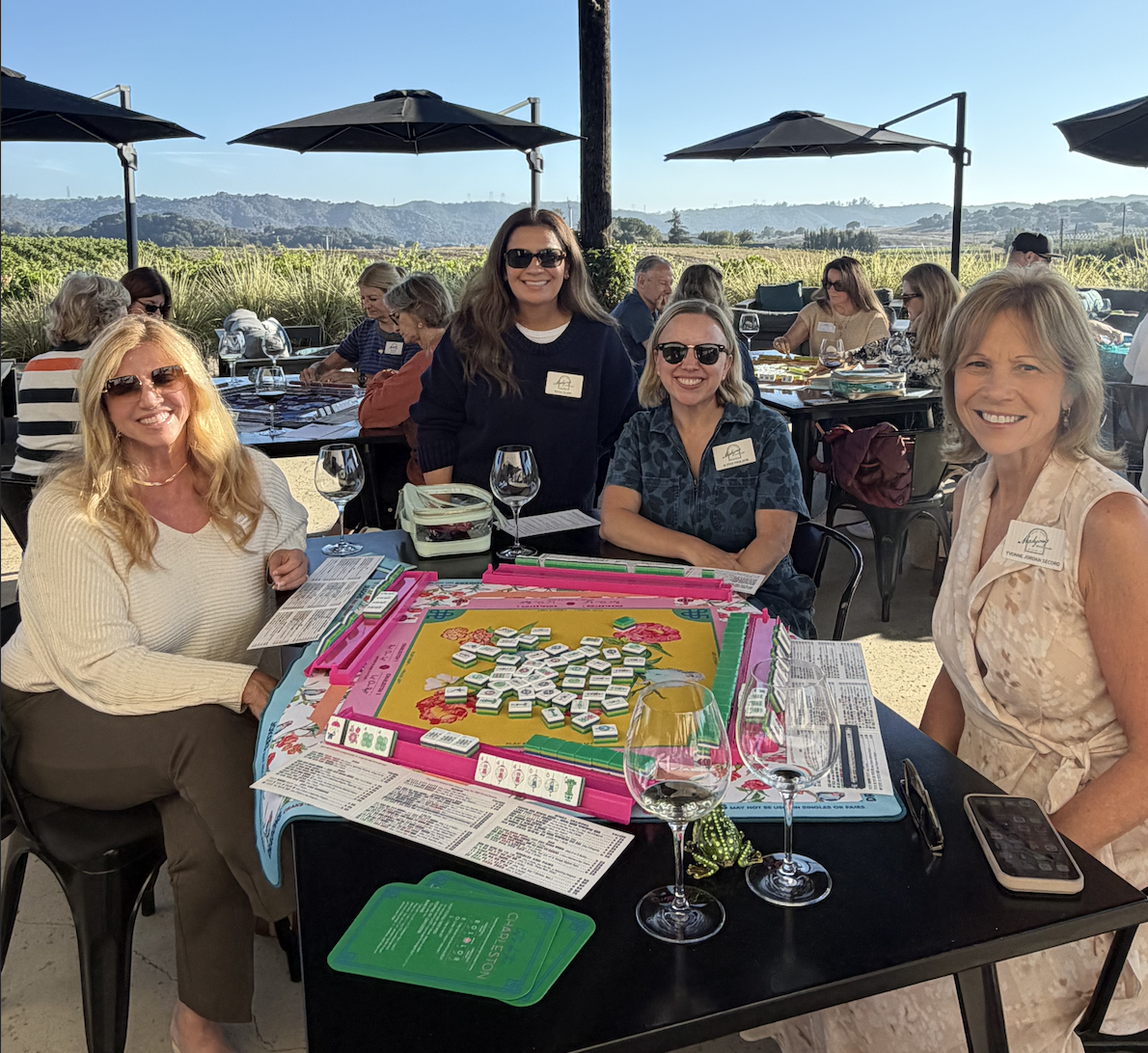 Mee Heng Low Mahjong members gathered at a special event in Central California