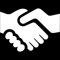 Northstar Realty shaking hands with clients.