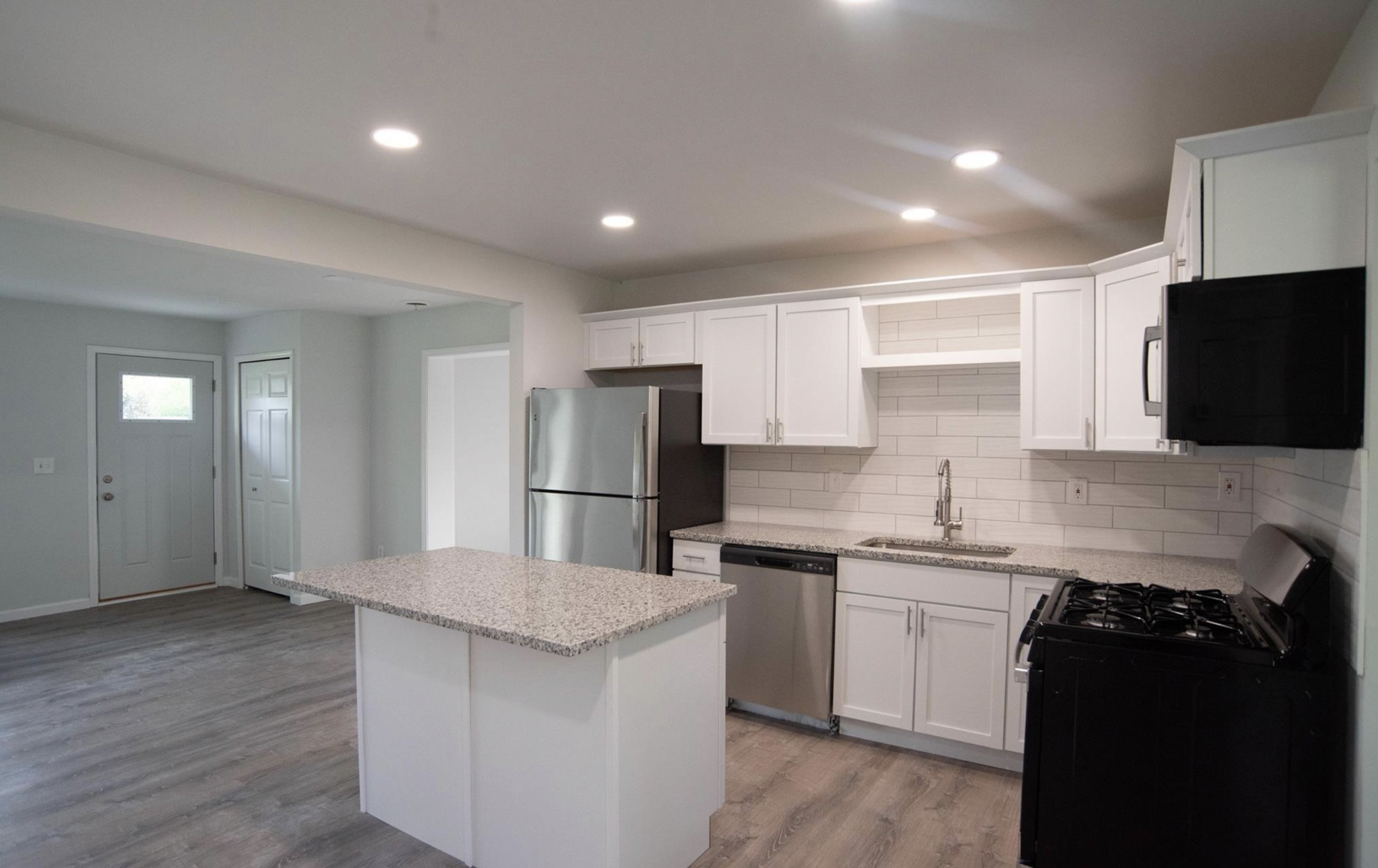Flipped kitchen renovation for Northstar Realty Flip in Southeast Michigan.