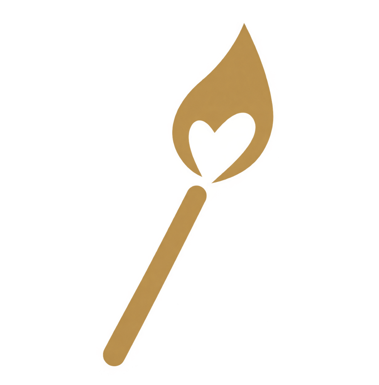 Golden Heart Flame Matchstick Icon.png