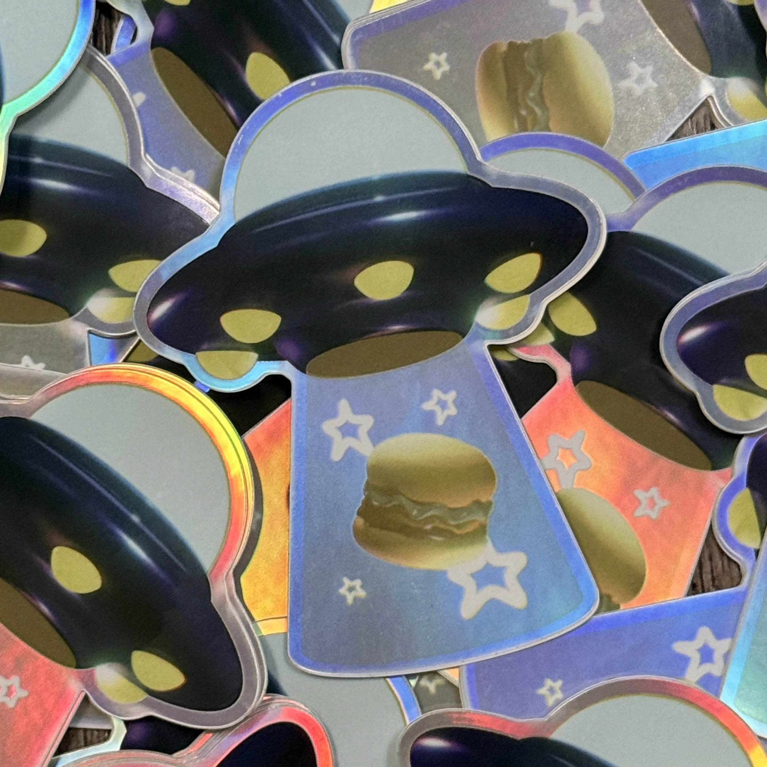 UFO Abducting Burger