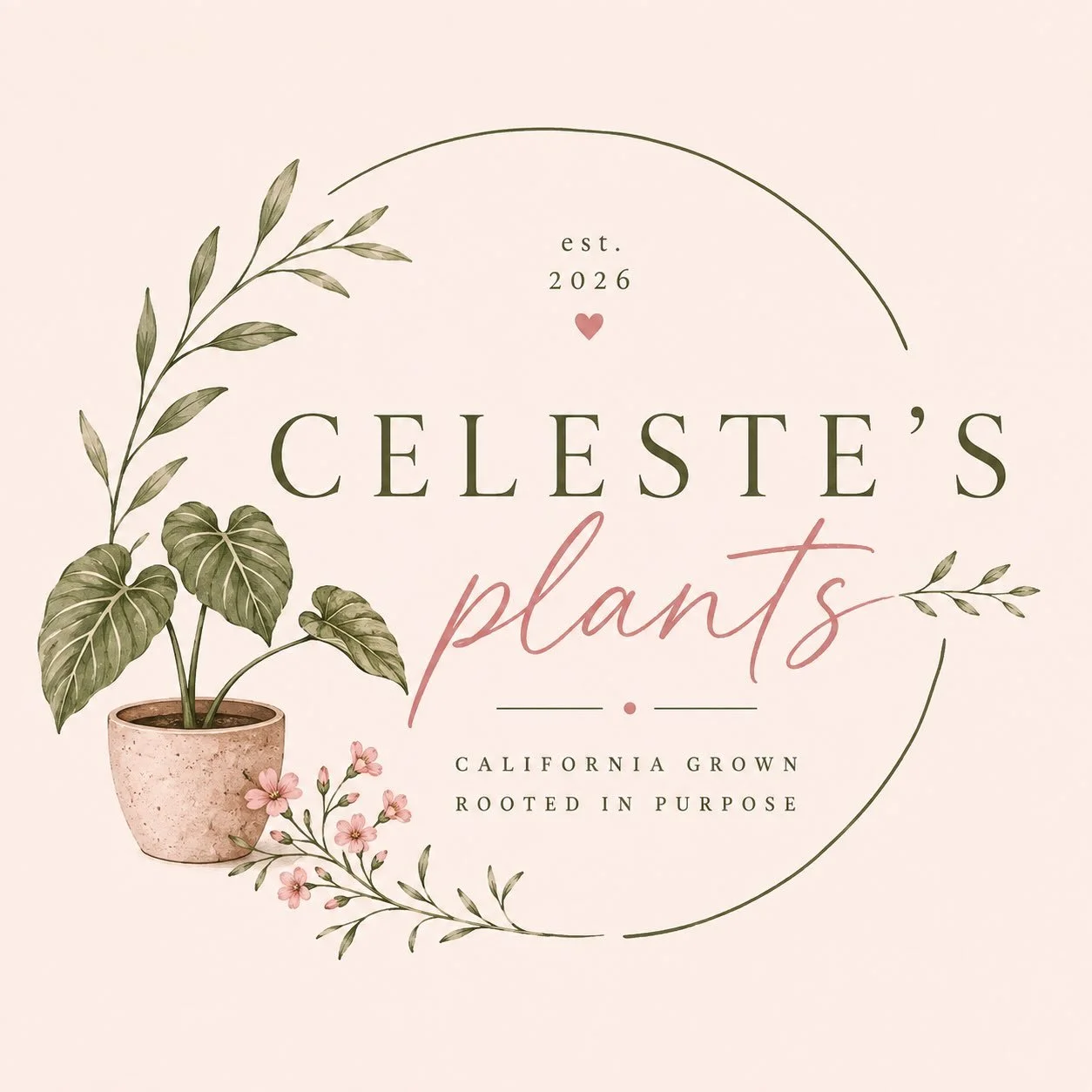 Welcome to Celeste&rsquo;s Plants 🌿

A tiny micro nursery growing from the ground up in La Habra Heights, CA. 🪴✨

What started as a love for plants is slowly becoming something more &mdash; a little space dedicated to growing, propagating, and shar