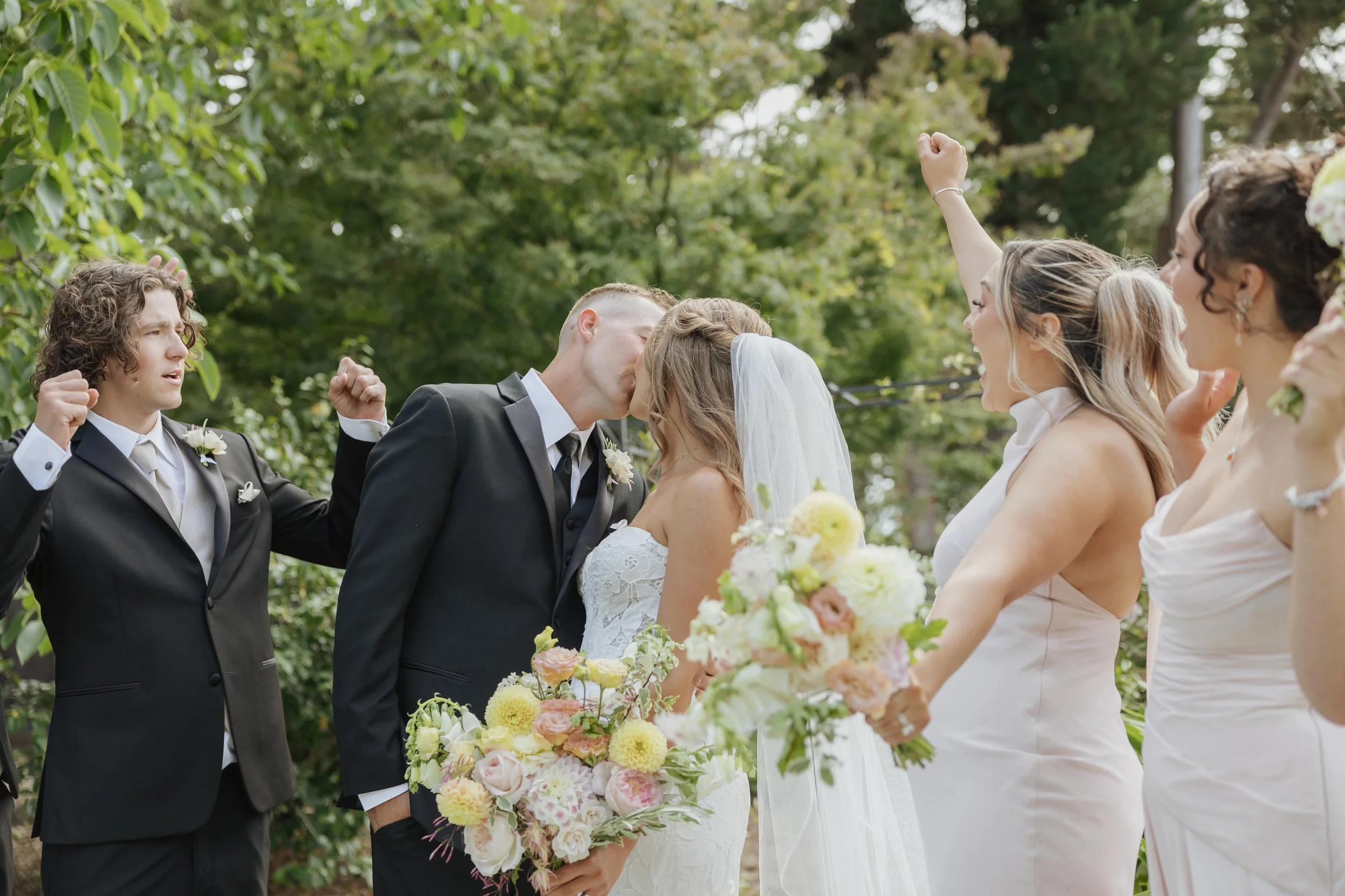 cameron and alana's wedding party